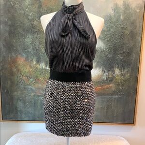 Sequin Stretch Skirt